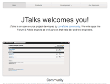 Tablet Screenshot of jtalks.org